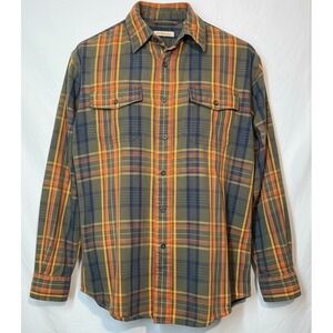 Vintage 90s/Y2k GH Bass & Co Shirt L/XL Heavyweight Button Up Long Sleeve Preppy